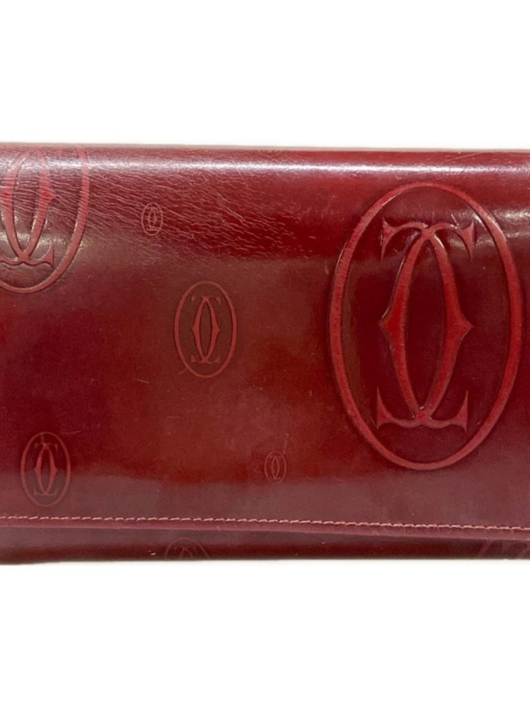 Cartier Happy Birthday - Bordeaux Leather Bifold Wallet